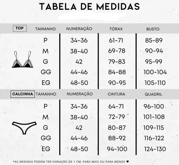 Conjunto Bella | Sem bojo