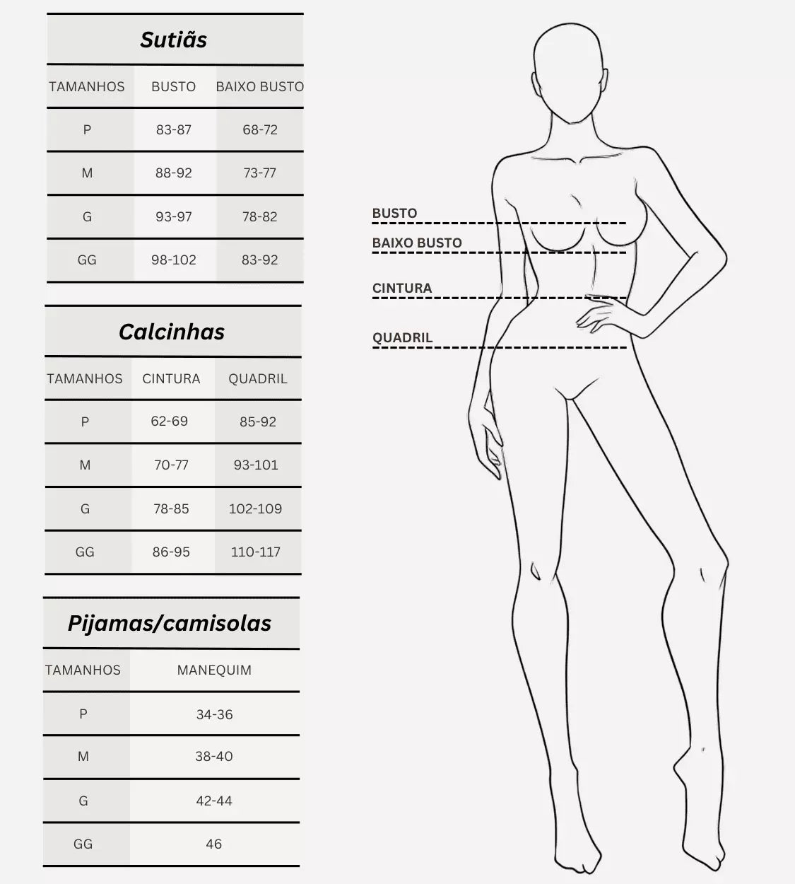 Conjunto Serena 3 peças