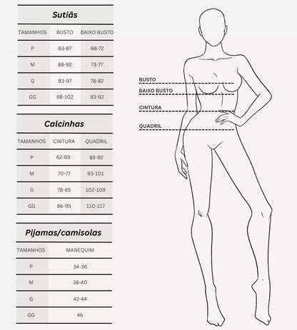 Conjunto Serena 3 peças